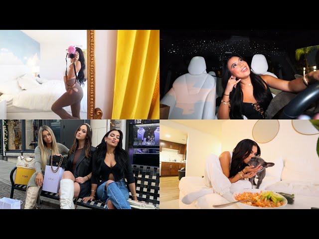 vlogmas girls brunch, cleaning, cooking & white fox haul