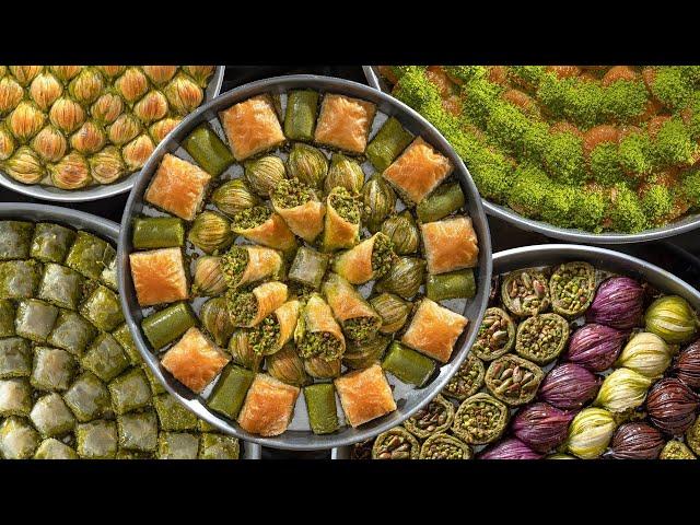 Best Seven Types Of Turkish Baklava | The Journey Of Making Baklava