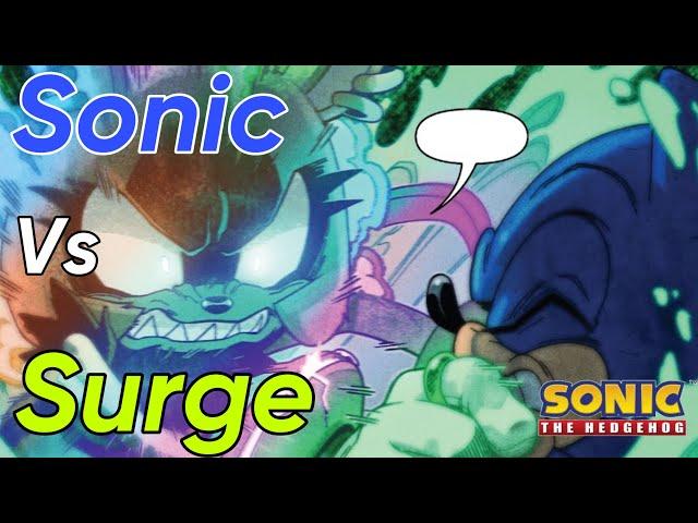 Sonic vs Surge (Sonic The Hedgehog IDW Issue 56 Comic Dub)