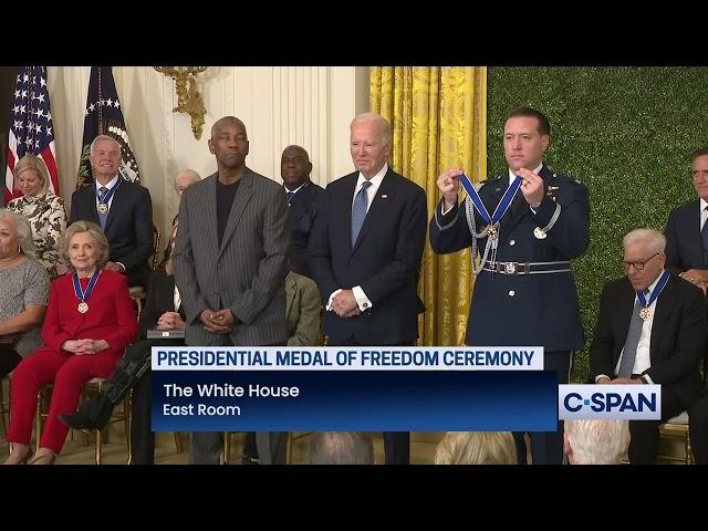 Denzel Washington Receives Presidential Medal of Freedom