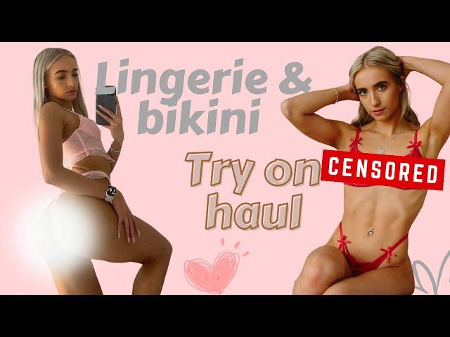 *sexy* lingerie & bikini try on haul