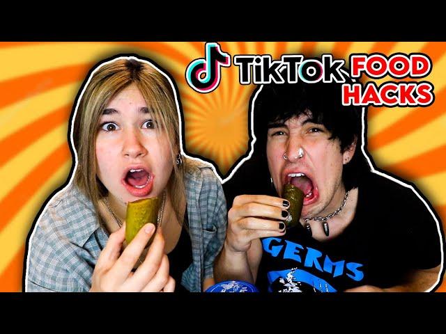 Trying WEIRD TikTok Food Combinations w/ JAKE WEBBER