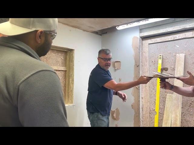 Able Skills, City and Guild Plastering Course, Dot and Screed Method Part 1