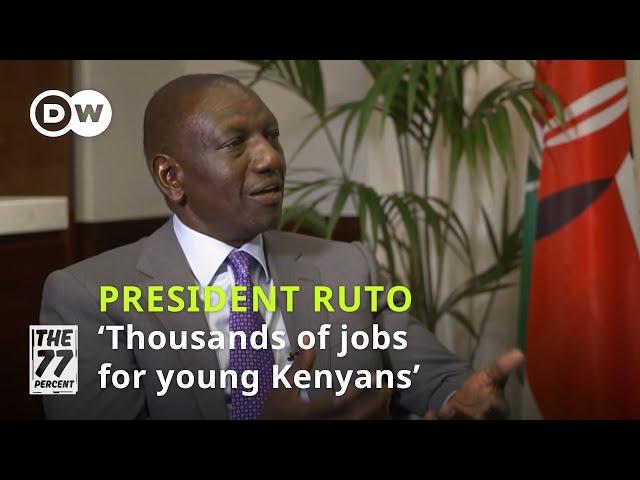 President Ruto: Kenyan protests were ignited by "fake news"│DW The 77 Percent