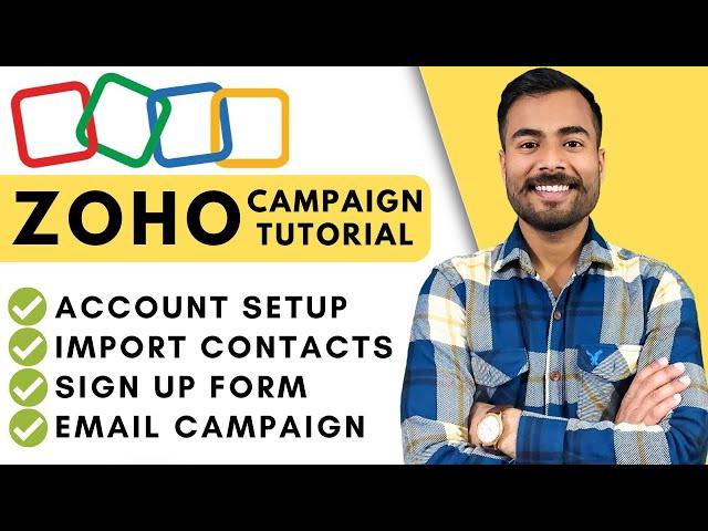 Zoho Campaign Tutorial In Hindi | How To Use Zoho Campaigns | Zoho Email Marketing For Beginners