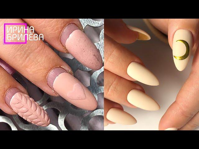 Hardware manicure  Up-growing nails (TRAMPLINES NAILS)  Irina Brilyova