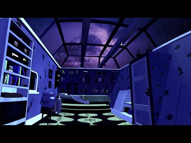 Hey Arnold's Room Rainy Night Ambiance (1 Hour)