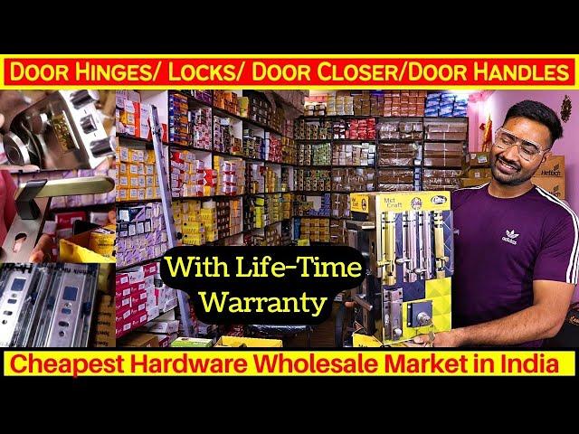 Hinges/Door Locks/Door Closer/Door Handles Cheapest Market | Hardware Wholesale Market in Jaipur