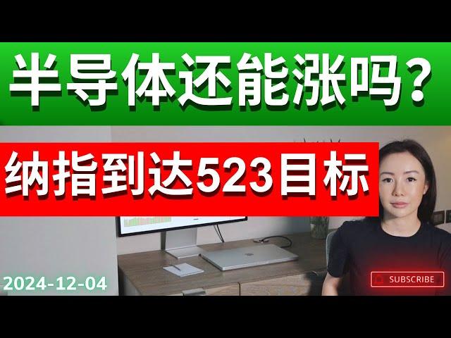 【美股走势前瞻分析】纳指下一个目标价 重仓做多半导体后盈利 QQQ SOXX分析