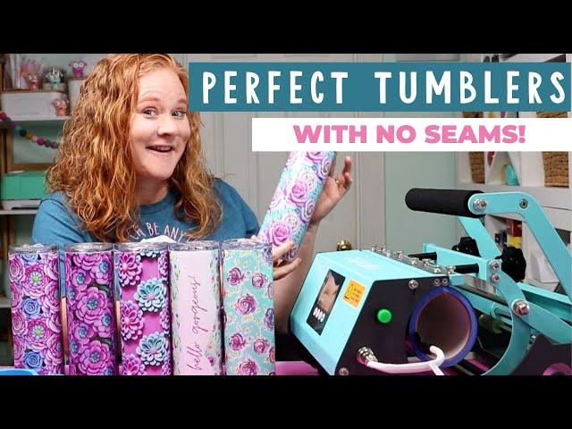 How to Sublimate a Tumbler with NO SEAMS!