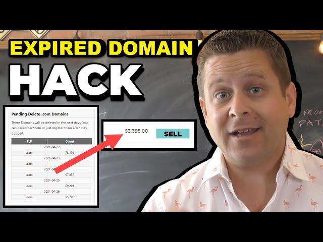 Expired Domain Name Hack - Bought For $8 Sold For $____?