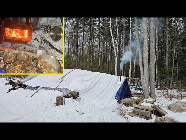 Log Pile Tarp Camp