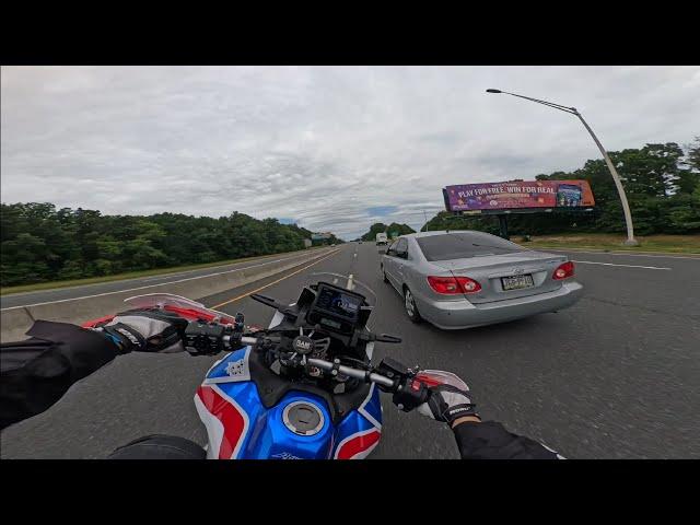 AFRICA TWIN POV PURE SOUND 4K TOP SPEED RACING WHEELIES FAST ADRENALINE CLOSE CALLS