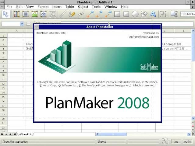 SoftMaker Office 2008 on Windows NT 3 51