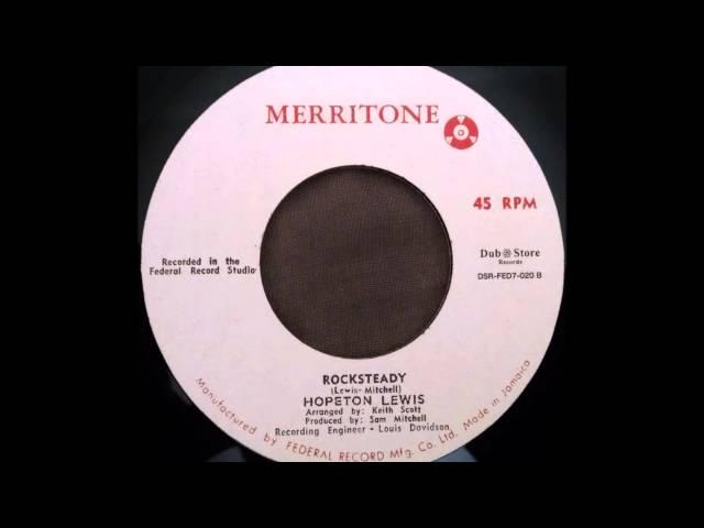 HOPETON LEWIS - Rocksteady [1966]