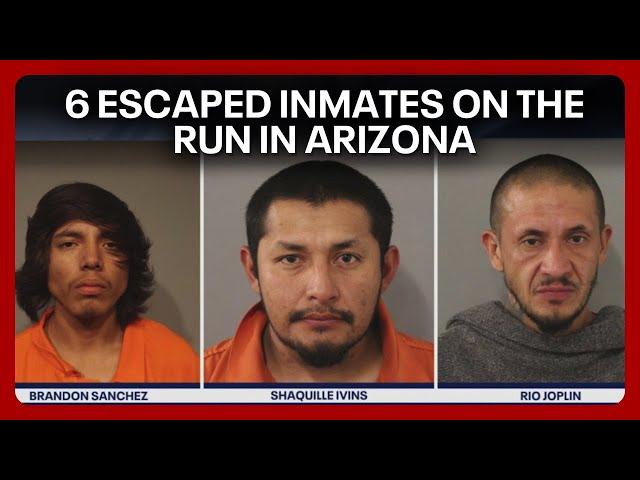 Authorities search for 6 escaped inmates in Arizona