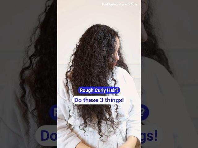 Rough Curly Hair? 3 easy tips!