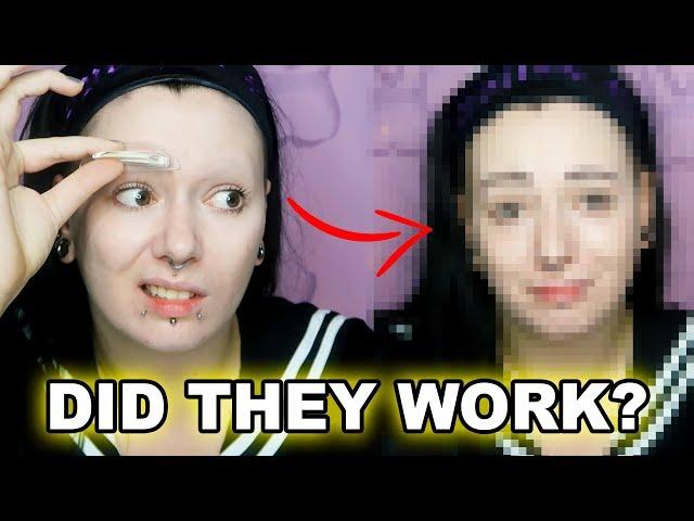 Testing EYEBROW STAMPS... Do They Work? | Toxic Tears