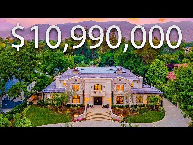 Inside A $10,990,000 MODERN CASTLE With A Private TENNIS COURT | Mega Mansion Tour