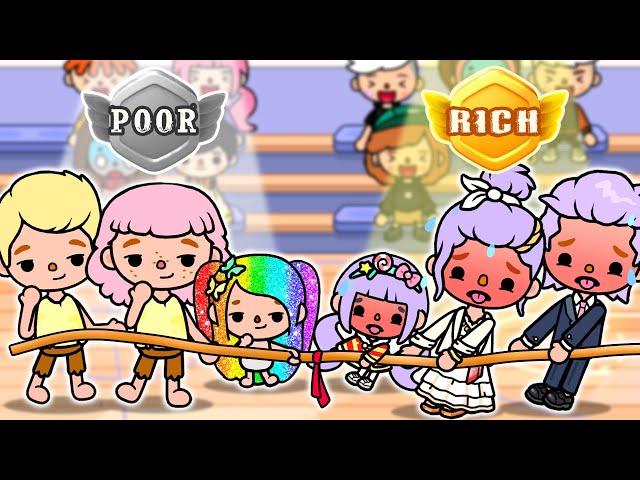 Rich Family VS Poor Family Challenge | Toca Life Story | Toca Boca