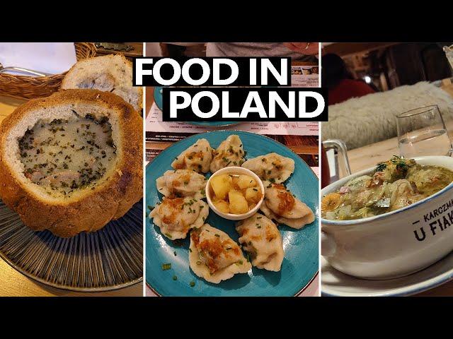 Food in Poland | Polish dishes to try | Restaurant recommendations in Krakow & Zakopane