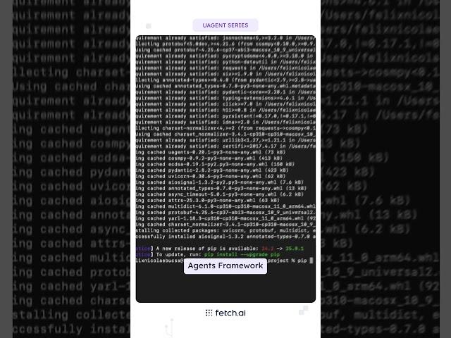 uAgents Installation | Blockchain AI | Fetch.ai