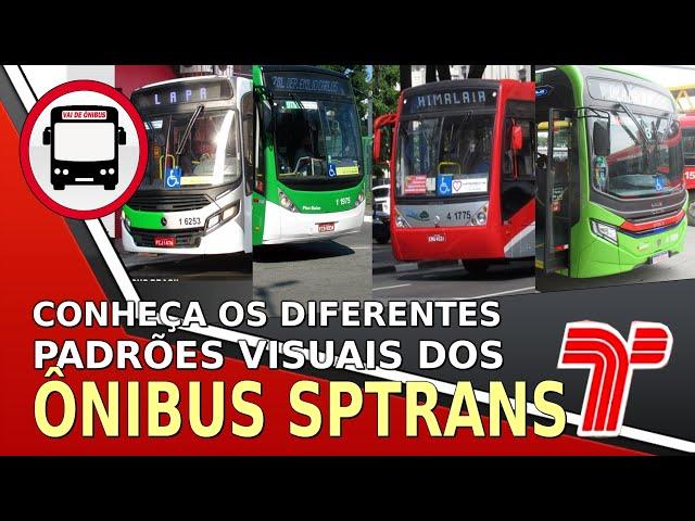 CONHEÇA OS DIFERENTES PADRÕES VISUAIS DOS ÔNIBUS DE SÃO PAULO