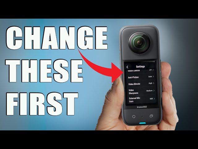 X3 - The First 10 Settings You Need To Change