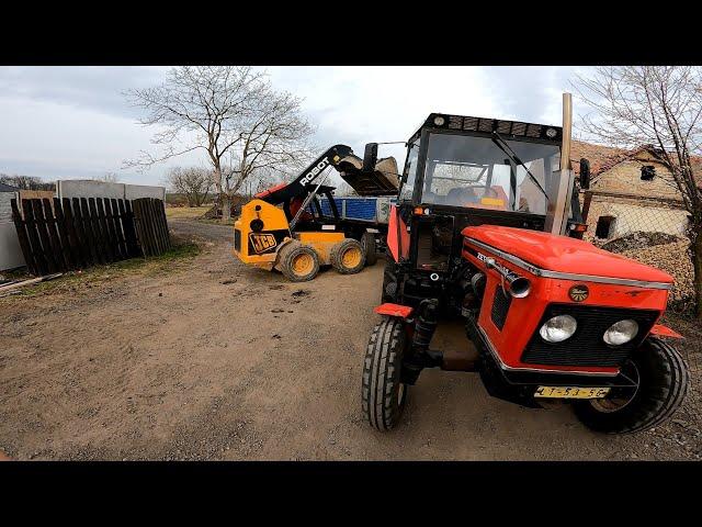 ZetorVlog-6-22/Zetor 7011 s vlekem BSS P53S/Odvoz hlíny/půjčil jsem bratrancovi traktor/GoPro