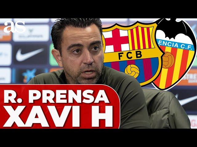 XAVI HERNÁNDEZ, rueda de prensa previa FC BARCELONA vs. VALENCIA CF