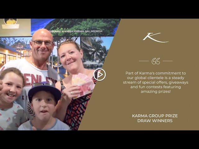 Good Karma | Karma Group Prize draw Winners