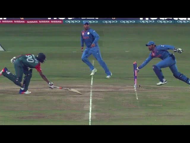 MS Dhoni breaks Bangladesh hearts