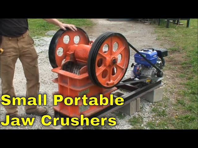 Small Portable Jaw Crusher For Mining, Concrete, Recycling, Rock Crushing MBMM