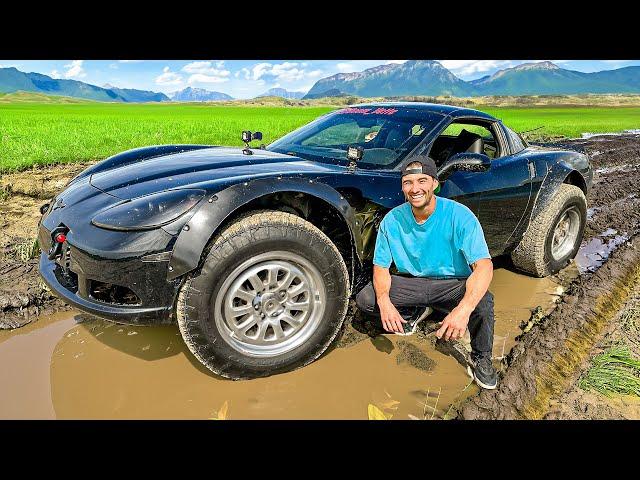 I Took a Lifted Corvette Off Roading!