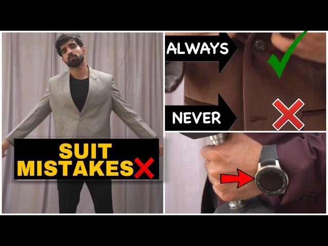 SUIT MISTAKES #shorts #suit