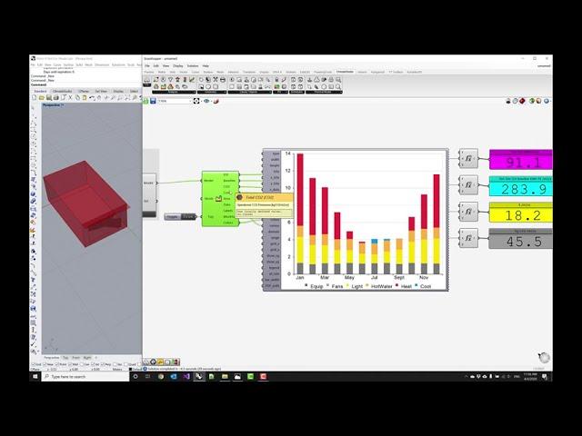 ClimateStudio Energy Workflows in Grasshopper