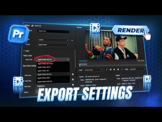 the BEST Render Settings for Music Video Exports in Premiere Pro (2024)