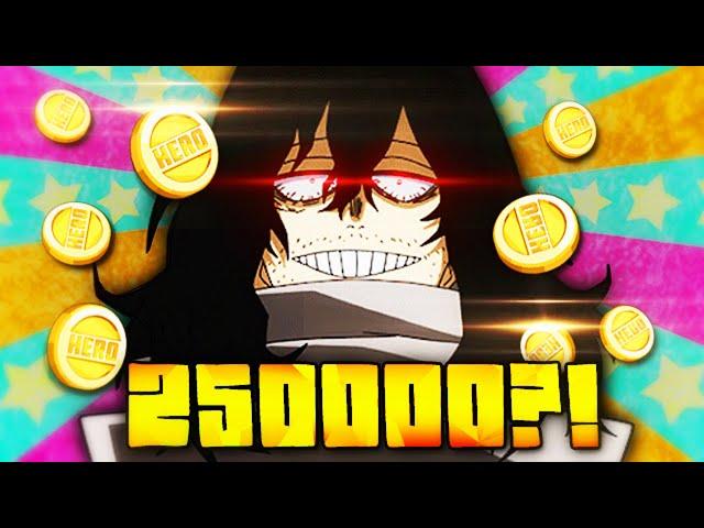 THE DEVS REFUNDED ME 250000 HERO COINS?! TIME TO SUMMON!! (MHA: The Strongest Hero)