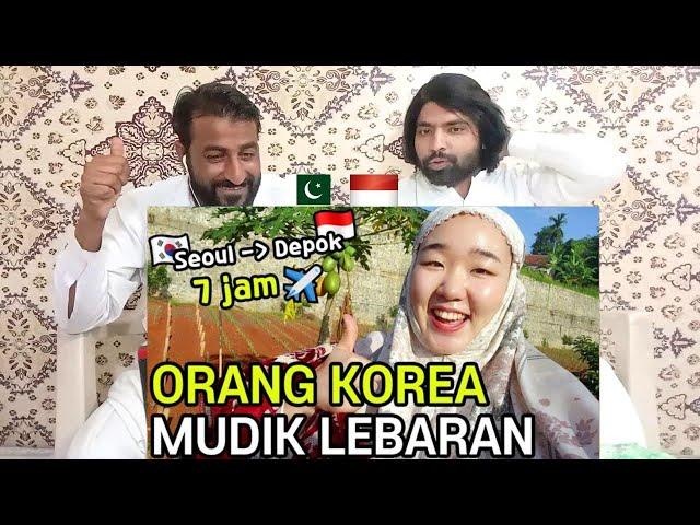 SERU BANGET LEBARAN DI INDONESIA‼️ sholat eid, makan ketupat, silaturahmi | PakistaniReaksi D-R-RUE