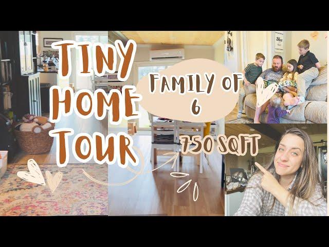 Tiny House Tour! (Family of 6 in 750 sqft)