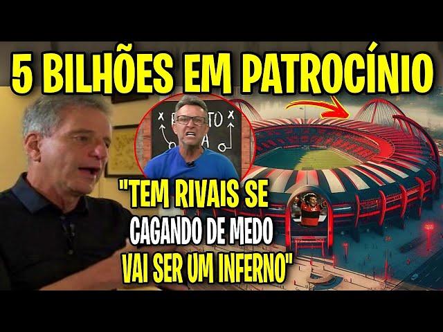 RIVAIS JÁ SURTAM COM O NOVO ESTÁDIO DO FLAMENGO! PATROCÍNIO BILIONARIO NO MENGÃO