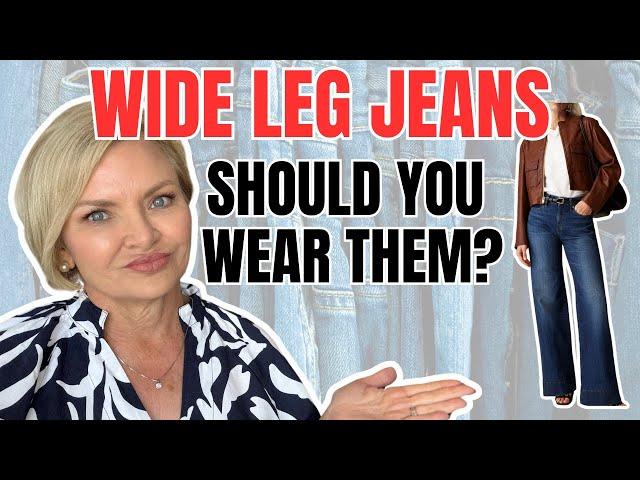 Wide Leg Jeans: How To Style Them Over 50