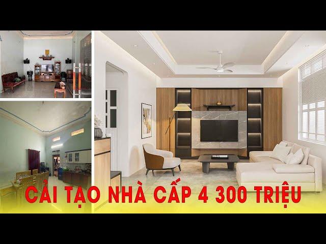 CẢI TẠO NHÀ CẤP 4 300 TRIỆU ĐỒNG | NGHIỆN NHÀ TV