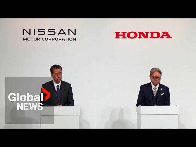 Nissan, Honda agree to merge by 2026 amid threat from Chinese-made EVs