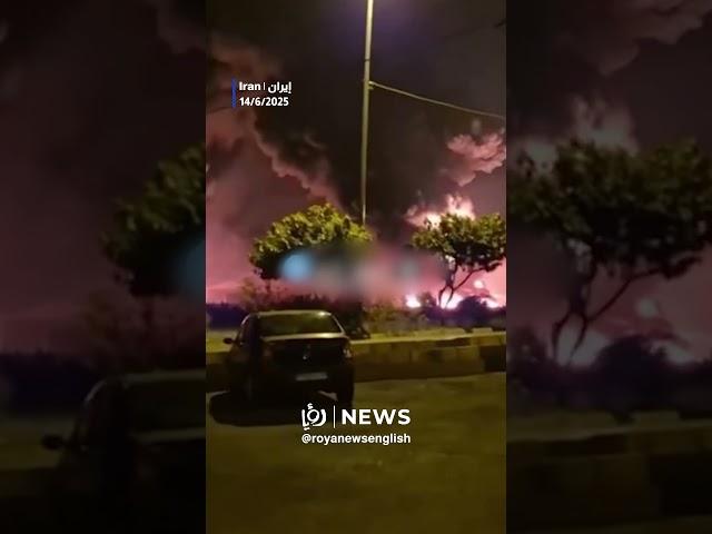 “Israeli” strikes pound Tehran in tandem with Iran missile launch