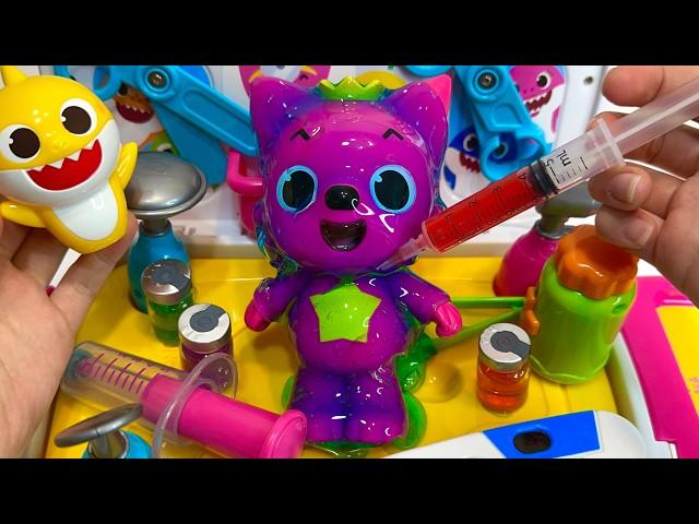 [Toy ASMR] 8 Minutes Satisfying with Unboxing Rescue Pinkfong Doctor toys & Ambulance ASMR