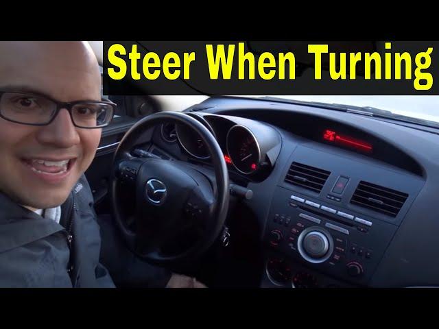 How To Steer A Car When Turning-Beginner Driving Lesson