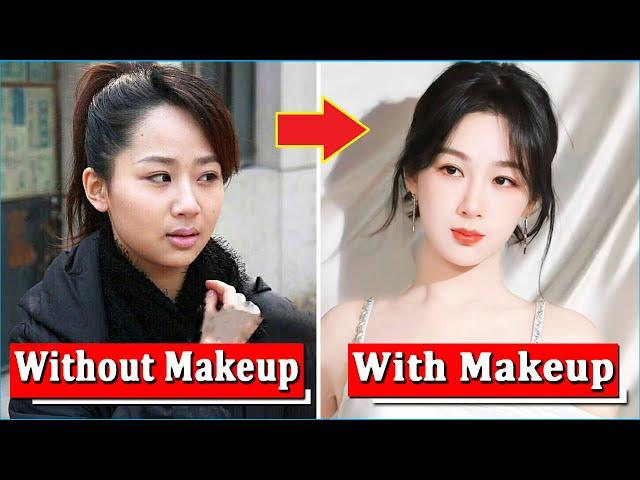 Top 10 Chinese Actress With Open Mouth Makeup And Without Makeup