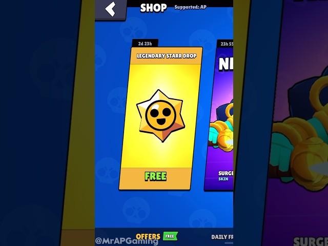 x3 LEGENDARY Drop Opening #shorts #brawlstars