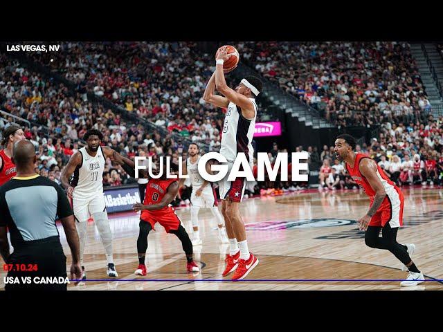 Game Replay // USA Men's National Team vs Canada 7.10.24